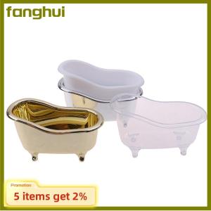 fanghui Mini Makeup Bathtub Soap Jewelry Storage Box Nail Casket Holder Organizer