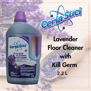 Ceria Suci Lavender 2.2 Liter Pembersih Permukaan - Kesegaran Tahan Lama Tidak Melekit Menghilangkan Bau Busuk