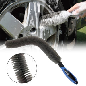 JPK【Ready Stock】60cm Flexiable  Wheel Brush Tire Cleaning Kit Wash Tool Brush Engine Rim Brush