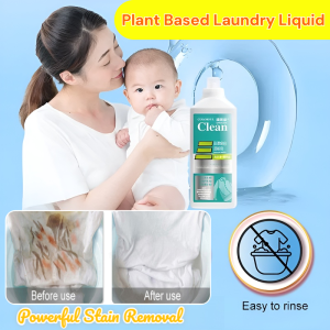 Plant Based Laundry Liquid Oil Stain Removal Clothes Detergent Powerful Stain Removal Antibacterial