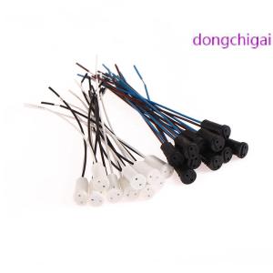 dongchigai 10pcs G4 đèn ổ cắm dây adapter với 10cm 20cm dây G4 Đèn chủ cho Led pha lê đầu ánh sáng bóng đèn halogen đèn