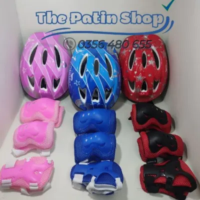 Bộ bảo hộ patin trẻ em bảo vệ chân tay mũ cho bé trai gái. Đồ bảo hộ tập patin bảo vệ trượt ván đi xe đạp xe trượt scooter cho trẻ em hàng đẹp giá rẻ - The Patin Shop