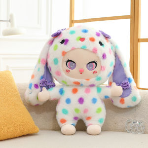 YF Liila Colorful dotted cat Plush Dolls Clothes set Gift For Girls Home Decor Stuffed Toys For Kids FY