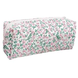 WAPKTY Floral Print Pen Bag Multifunctional Large Capacity Pencil Case Cute Pen Box Students