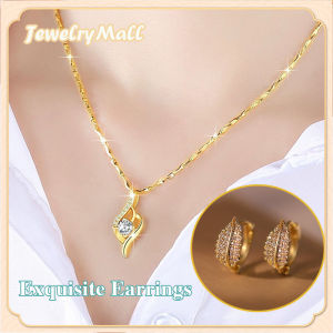Gold 916 original malaysia fashionable and high-end collarbone chain womens style