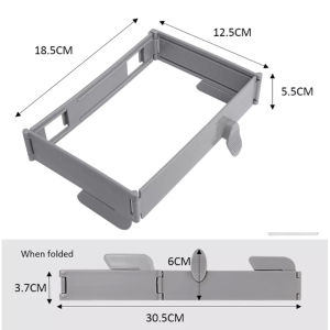 Foldable Garbage Bag Holder Over The Cabinet Door Trash Bag Rack Kitchen Hanging Trash Garbage Bags Shelf Kitchen Accessories