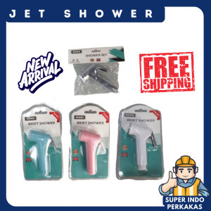 Kepala Bidet Spray Jet Shower Toilet 1/2 Inch Kepala Semprotan Air Warna Warni