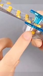 ItemMart Portable Pill Taker Remover Convenient Medicine Dispenser Pill Organizer 1Pc