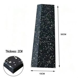 SG Ready Stock Heavy Duty EPDM Gym Floor Mat 50x50cm 20mm Anti-Slip Rubber Tile for Home Gym Fitness