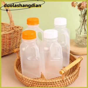 [Duola] 1 cái 320 500ml trong suốt trẻ em chai nước nhựa chai nước trái cây PET sữa chai nước giải khát với nắp Cắm Trại Đi Bộ Đường Dài drinkware