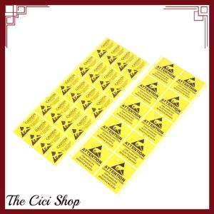 [The Cici Shop] 40Pcs Caution Sticky Sticker Adhesive Warning Label ESD Static Sensitive Device