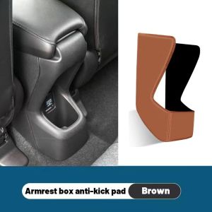 High quality for Honda Vezel HRV HR-V Hybrid 2015 2016 2017 2018 2019 2020 2021 2022 Car Dedicated armrest box anti kick pad rear air vent Microfiber Leather protection cover pad car interior accessories