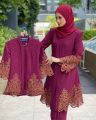 Exclusive Kebaya Sooraya II | Set Sedondon Ibu Anak (No Cod). 
