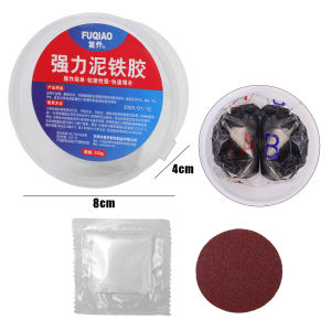 【88HomeStore】Strong Mud Iron Glue Waterproof Leak Repair Metal Welding Adhesive Repair Plastic Steel Mud Iron Glue Metal Bonding Mucus