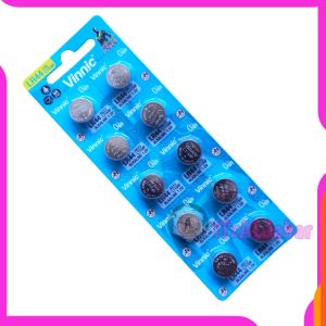 Vinnic AG13 Baterai jam tangan Vinnic L1154F LR44 Alkaline 1.5V Original (1pcs)
