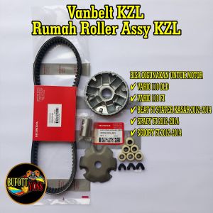 VANBELT BEAT FI RUMAH ROLLER ASSY BEAT FI KODEPART KZL SCOOPY FI SPACY FIVARIO 110 OLD/FI BY20250021 BUFOTT YOSS