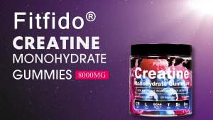 Kẹo dẻo Creatine Monohydrate Complex 8000mg cho nam và nữ chứa L-carnitine & Taurine xây dựng cơ bắp tăng cường năng lượng phục hồi nhanh hơn không đường & thuần chay vị mâm xôi & dâu đen 120 viên