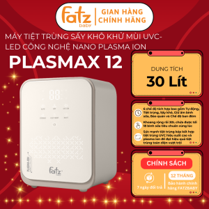 Máy tiệt trùng sấy khô khử mùi UVC-LED công nghệ Nano Plasma Ion FATZ BABY Plasmax 12 FB4828ZH trang bị công nghệ mới dung tích 30 lít