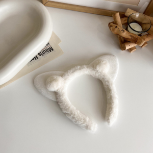 Bayar Di Tempat - Bando Korea Wanita Anak Perempuan Lucu Motif Kuping Kucing / Bando Bulu