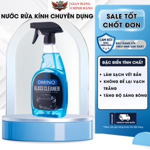 Nước rửa kính chuyên dụng OMINO M86 500ml Làm sạch vết bẩn Không để lại vệt trắng Tăng độ sáng bóng cho kính và gương