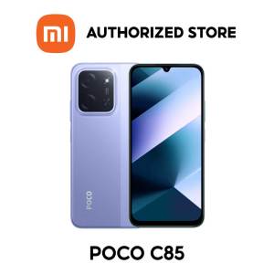 (NEW) POCO C85 (6G+128G) ขนาด 6.9 นิ้ว โปรเซสเซอร์ MediaTek Helio G81-Ultra แบตเตอรี่ 6000mAh รองรับการชาร์จเร็ว 33W