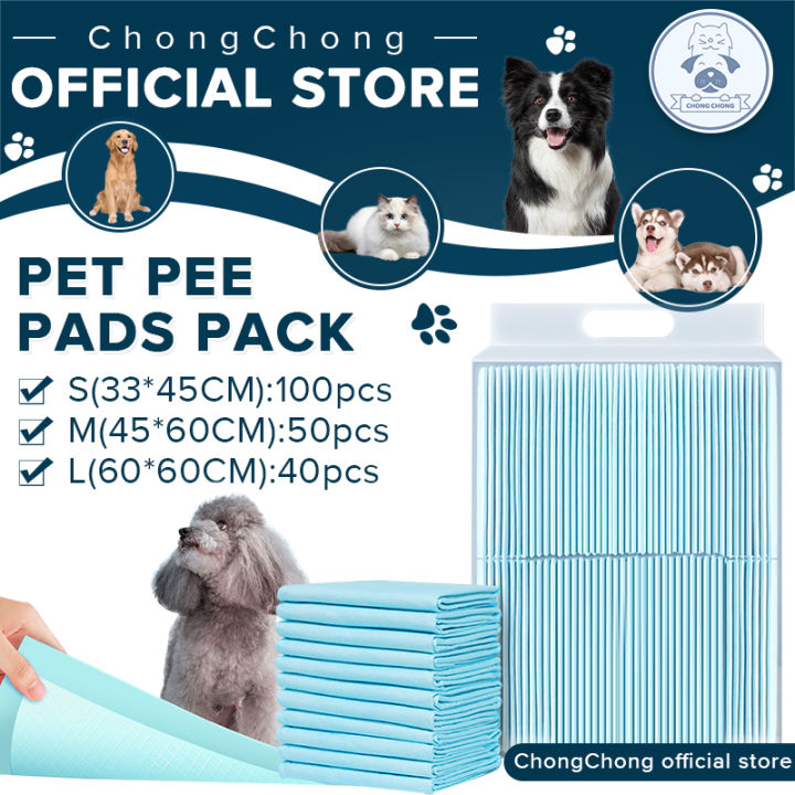 CHONG CHONG Dog Pee Pads Per Pack Pet Training Pads Wee Pads Lazada PH