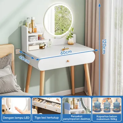 Meja Rias Dengan Cermin Meja Rias Minimalis Meja Penyimpanan Meja Kosmetik Meja Kamar Tidur
