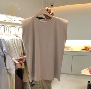 Glliya Wish Short Sleeves T-shirt Women Round Neck Cotton Top Fashion Casual Solid Color Plus Size T-shirt Top