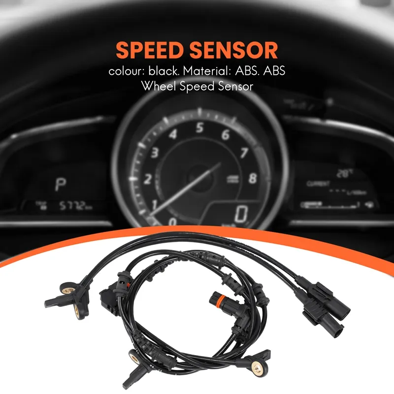 C G K SET(4Pcs) Front Rear ABS Wheel Speed Sensor for - W164