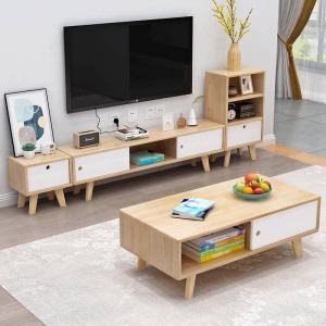 TV Cabinet With Storage Tv Console Cabinet With Storage Small Apartment Coffee Table and TV Cabinet Set Solid Wood Tv Console Cabinet