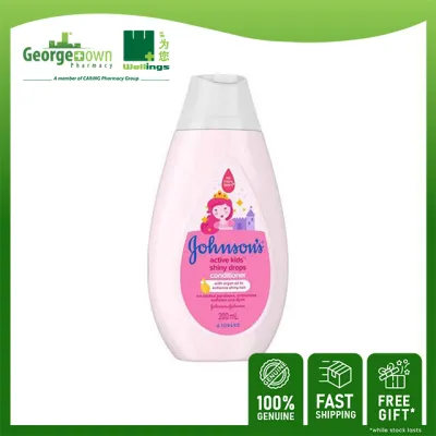 JOHNSONS ACTIVE KIDS SHINY DROPS CONDITIONER 200ML