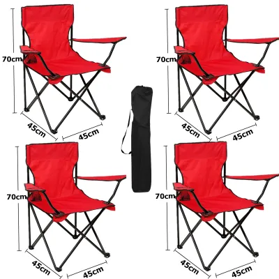 【COD】Outdoor Foldable Chair Camping Portable Fishing Chair Light Beach Chair Leisure Folding Recliner Sturdy High Beach Picnic Chair Unisex 1.25KG Camping Chair