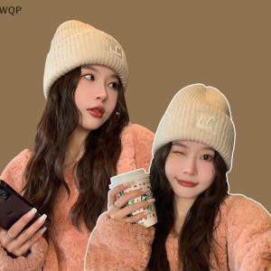 [WQP Fashion Store] Hot Sale Jewerry Solid Color Hats Autumn Winter Warm Cap For Women Girls Simple Outdoors Warm Caps Fashion Versatile Daily Casual Caps Gifts