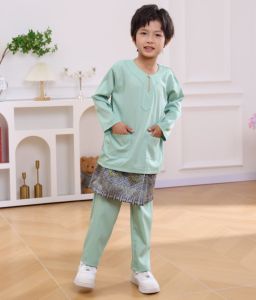 [SG READY STOCKS] [FAST DELIVERY] +LITTLE MUSHROOMS+ CHILDREN KIDS GIRL BOY MALAY MUSLIM TRADITIONAL BAJU KURUNG COSTUMES ETHNIC WEAR | RACIAL HARMONY HARI RAYA ||