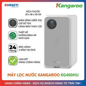 Máy Lọc Nước RO KG400HU Kangaroo Hydrogen Chính Hãng Bảo Hành 2 Năm Thiết Kế Nhỏ Gọn Không Bình Chứa Công Suất 60L/Giờ