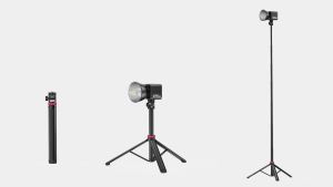ULANZI 81" Tall Tripod for Camera&Phone Extendable Aluminum Light Stand Adjustable Travel Tripod with 1/4" Screw&Phone Clamp 360 °   Ball Head for Camera Video Light for Vlog/Livestream/Ring Light