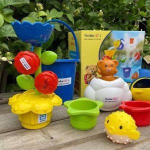 Bộ đồ chơi xúc cát trồng cây cho bé quà Abbott Grow- Trò chơi đi biển- Rio store