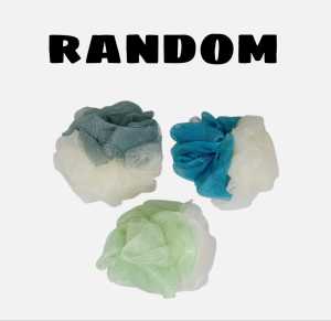 Gratis Ongkir - Spons Mandi Jaring / Shower Puff / Sponge Sikat Badan Tebal / Spons Pembersih Badan 2 Sisi Warna
