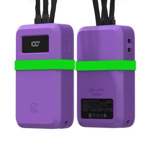 ALLLUCK Chống bụi Ốp silicone Màu sắc đồng nhất Chống sốc Hộp đựng Chất lượng cao Di động Vỏ bảo vệ Cho Sạc dự phòng CUKTECH CP24 20000mAh 40W Du lịch