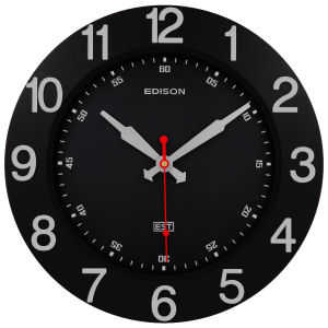 Jam Dinding Edison Sweep EST ES 400 TL Timbul Diameter 400mm 40cm