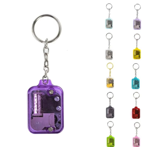 Handcrafted Miniature Music Box Keychain Miniature Music Box Keychain Pendant Crafted For Music Enthusiasts And Gifting