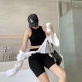 Áo ba lỗ nữ, áo croptop sát nách nữ kiểu ôm body tank top vải cotton co giãn tốt, mặc đi chơi, đi biển về 2 màu trắng đen- áo croptop ba lỗ ôm body sexy tôn dáng phong cách ulzzang hàn quốc, LEVERMART. 