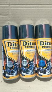 Pilok Cat Diton Premium Paket Lengkap 4 Kaleng Light Blue Pearl Biru Mutiara 9793 Primer Grey 9120 Silver 9124 Clear Gloss 9128 400cc Pilox Paketan Cat Semprot Special Spray Paint