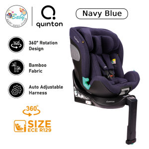 Quinton Coxy R129 I-size Child Safety Car Seat | 360 Rotation | 40cm to 150cm | Up to 12 Years Old | BABY HERO STORE