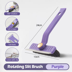 【SG】360° Rotating Crevice Cleaning Brush Bathroom Toilet Gap Brush Hard Bristle Window Corner Cleaner Floor Brushes Multifunction Brush