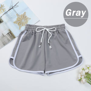 High waisted Sports Short for girls Gym shorts cargo with Stripe pattern