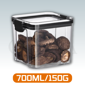 Food Storage Container Tupperware Container Food Storage Box Stackable Plastic Kitchen Bekas Makanan Kedap Udara 密封罐