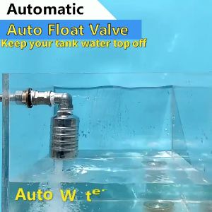 Stainless Steel Float Valve Automatic Water Level Control Valve Auto Shut Off Ball Mini Water Tank