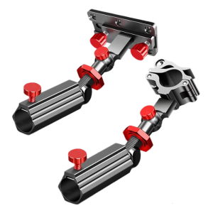 360 Degree Rotating Adjustable Rod Holder Aluminum Fishing Chair/Tackle Box Mounted Fixing Brackets Fishing Accessories