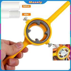 Masely 6 pieces/set PVC Pipe Threader NPT Thread Tap Die Set Plumbing PVC Thread Tool